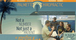 Desktop Screenshot of palmettochiropractic.com